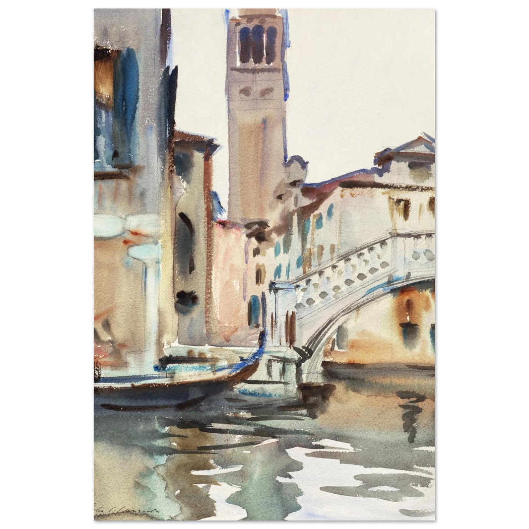 A Bridge and Campanile, Venice-9aaa415e-5c86-40b0-a32b-5a68ed5e0af5